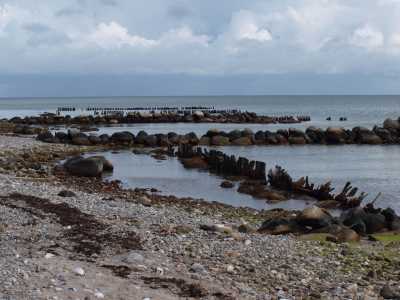 Erosion an der Ostseeküste