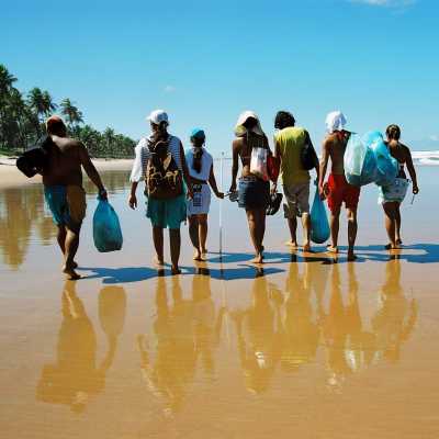 Brasil: Playa local, basura global