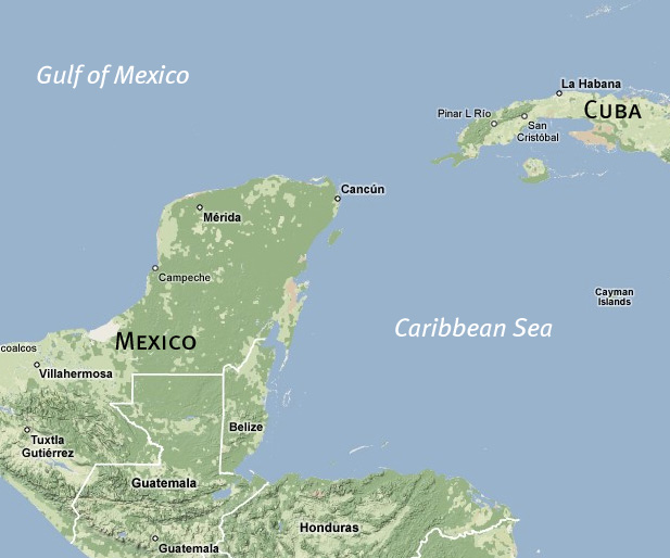 Karte Mexico Karte Mexico